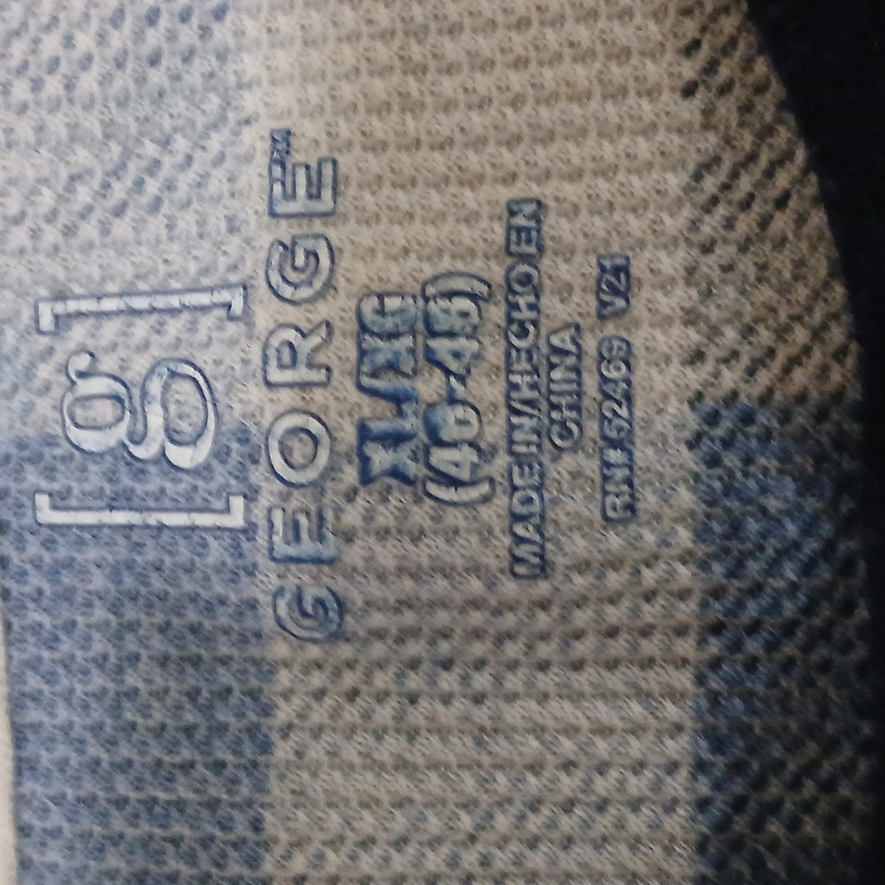 Plad blue/white pajama shirt